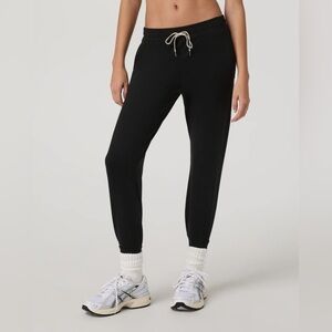 Heather Black Vuori Performance Jogger Sweat Pants with Drawstring Medium